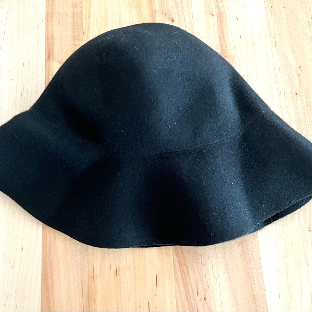 H&M Elegant Black Women's Hat, Sz M/56 - Picture 2 of 3